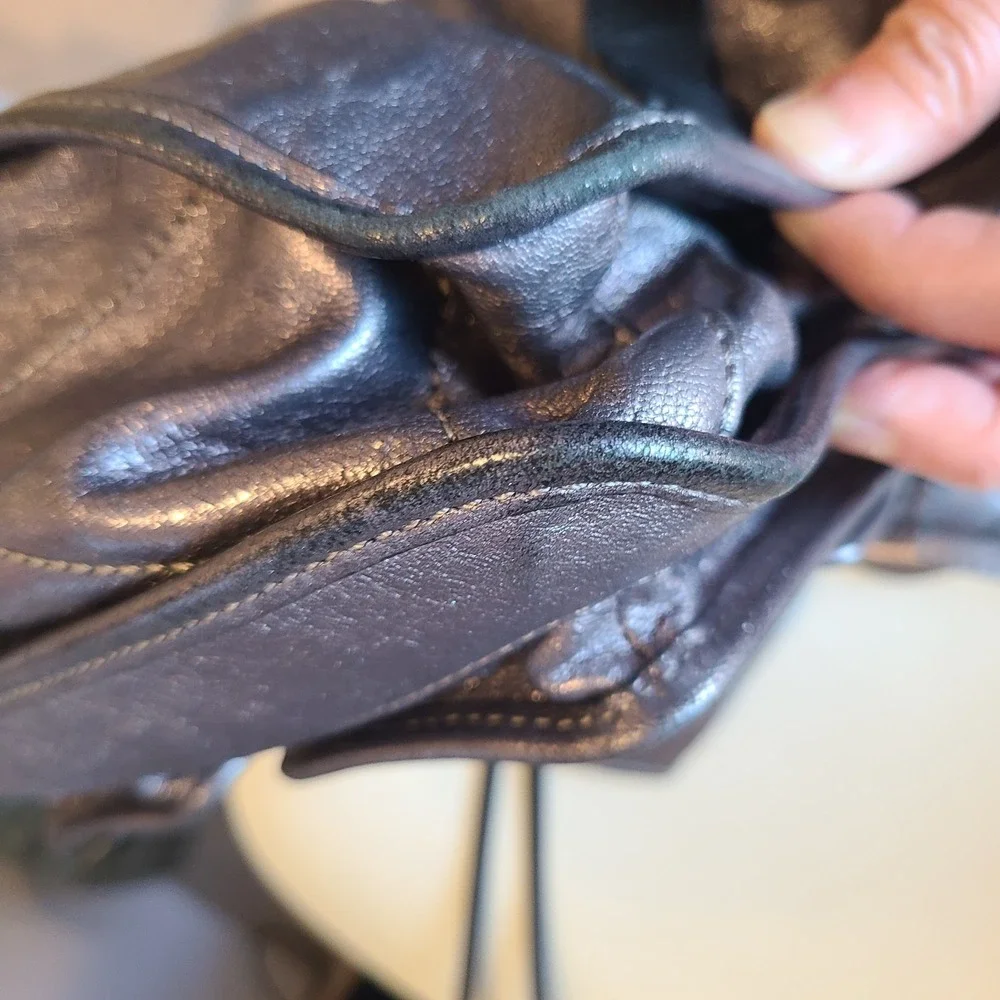 Rag & Bone Field‎ Backpack Silver Metallic Lambskin Leather Backpack